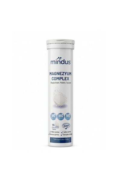 mindus Magnezyum Complex 15 Efervesan Tablet