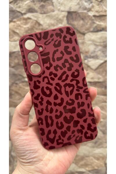 Vip Case Samsung Galaxy A55 Uyumlu Leopar Desenli Silikon Darbe Emici Klasik ...