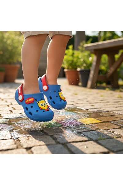 GEZER Baby Sandals Slippers with Boy Figure (Narrow Fit)