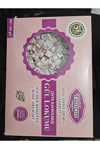 Yıldırım Şekerleme Çifte Kavrulmuş Gül Lokumu 450 gr