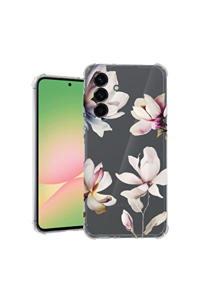 bestcase Αντικραδασμική Θήκη για Samsung Galaxy A55, Φλοράλ Σχέδιο Μανόλιας, ...