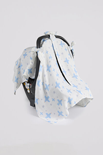 Merca Minca Blue Bird Stroller Cover