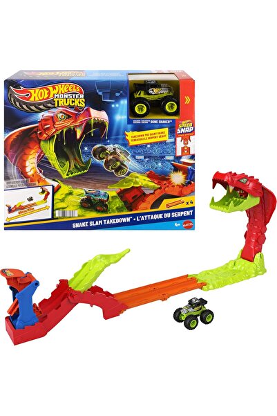 HOT WHEELS مجموعة ألعاب مونستر تركس سنيك سلام تايداون