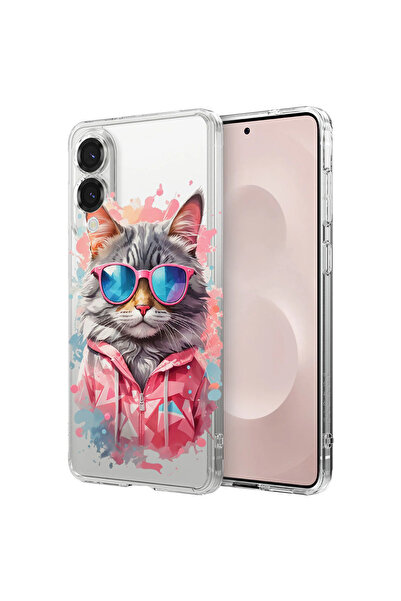 bestcase Αντικραδασμική Θήκη για Samsung Galaxy S25 Edge, Γάτα Shopping Queen...