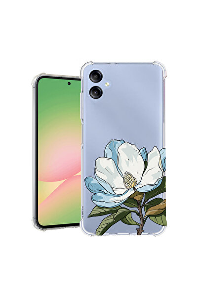bestcase Αντικραδασμική Θήκη για Samsung Galaxy A07, Φλοράλ - Μπλε Μανόλια, 2...