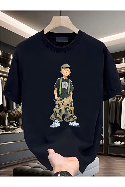 yiou trendy clothing Men's heavyweight solid color fashion printed short-slee...