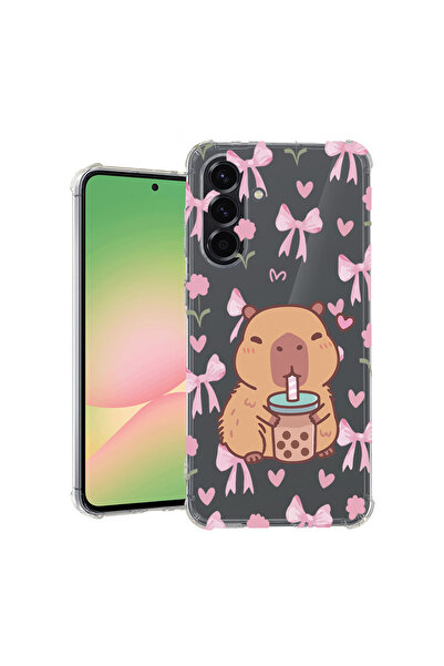 bestcase Αντικραδασμική Θήκη για Samsung Galaxy A55, Χαριτωμένο Σχέδιο Καπιμπ...