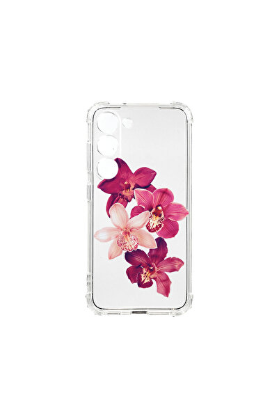 bestcase Αντικραδασμική Θήκη για Samsung Galaxy S21, Φλοράλ - Κόκκινη Ορχιδέα...