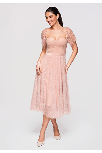 Larica OMBRE Women's Elegant Midi Dress LA-OM-DLR330