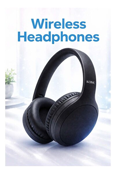 Komc Bluetooth 5.3 Wireless Headphones – HiFi Sound, Deep Bass