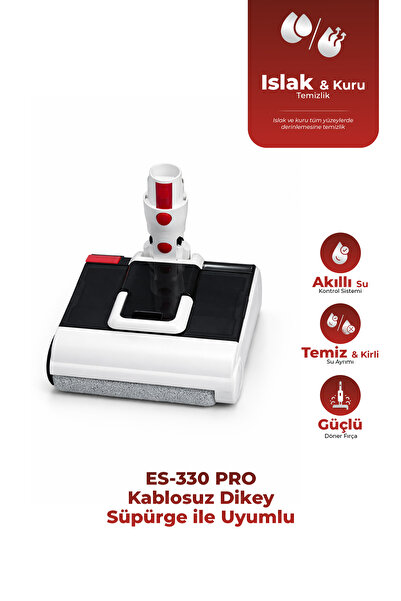 PiranTech ES-330 PRO Uyumlu Islak & Kuru Zemin Temizleme Başlığı