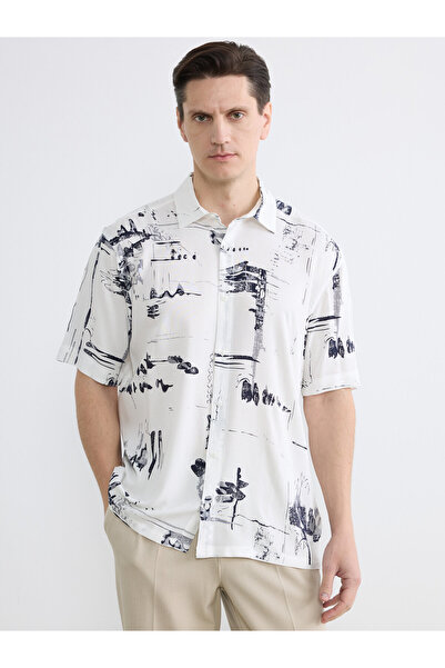 LC Waikiki Regular Fit Patterned Viscose Men's Shirt