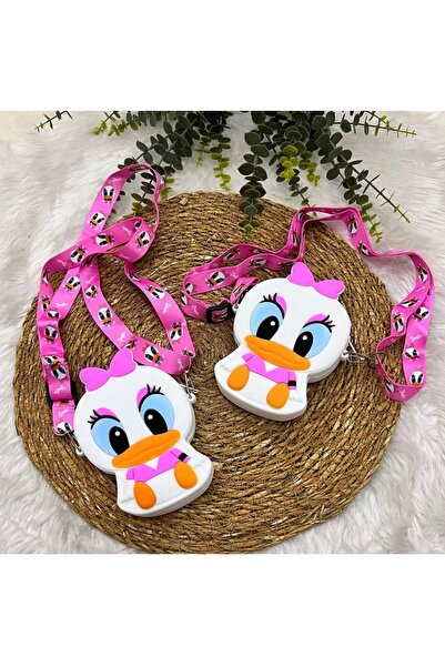 Bakmakistersen Daisy Duck Silikon Çanta – Sevimli Karakterli Mini Omuz Çantası