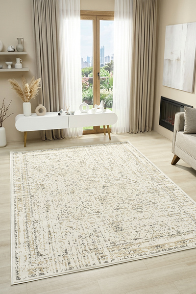 Mariesse Home Asır Serisi Vintage Modern Dokuma Salon Oturma Odası Halısı