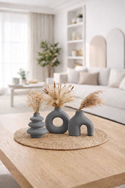rufhomedesign Βάζο 3 τεμαχίων σε σκανδιναβικό στυλ Μποέμικο μινιμαλιστικό (11...