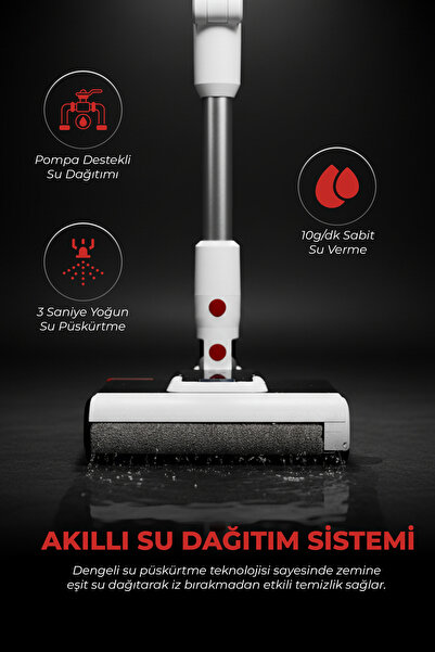 PiranTech ES-330 PRO Uyumlu Islak & Kuru Zemin Temizleme Başlığı