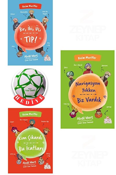 Nesil Çocuk Yayınları Bizim Mucitler-Kim Çıkardı Bu İcatları-3 Kitap Set-Futb...