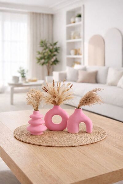 rufhomedesign Βάζο 3 τεμαχίων σε σκανδιναβικό στυλ Μποέμικο μινιμαλιστικό (11...