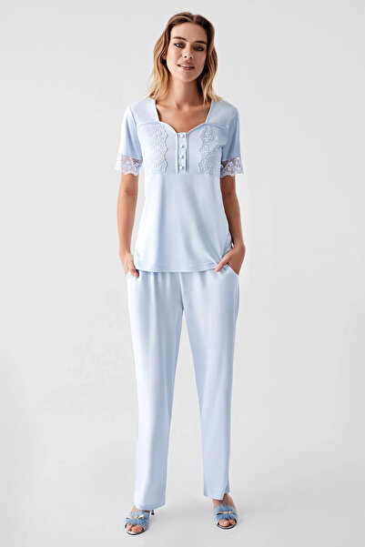 Freshness Uslucan Alişveri̇ş 321 Women's Pajama Set with Dressing Gown