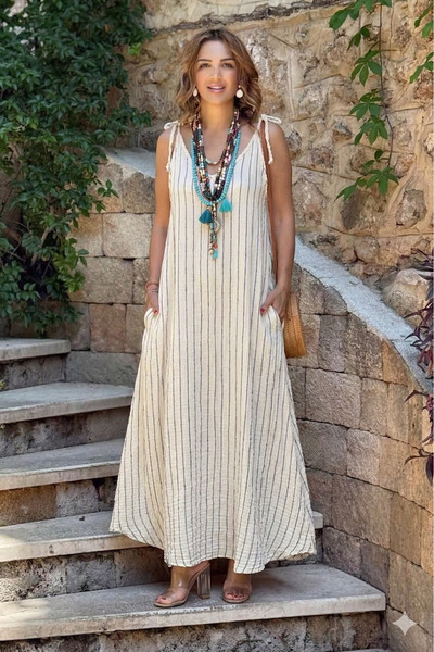 Nevin Kaya Moda Φόρεμα - Πολύχρωμο - Πουκάμισο φόρεμα