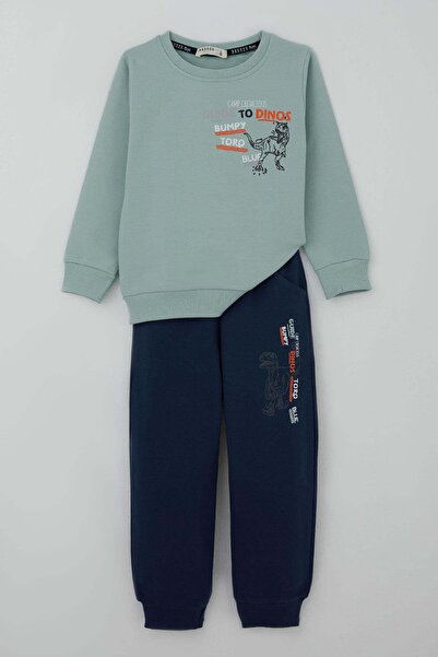 Breeze Σετ αθλητικής φόρμας για αγόρια με σχέδιο δεινοσαύρων και λεπτομέρεια ...