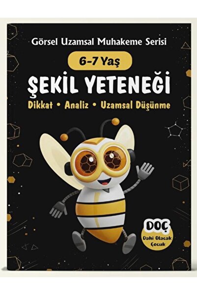 Dahi Olacak Çocuk Yayınları Şekil Yeteneği 6-7 Yaş