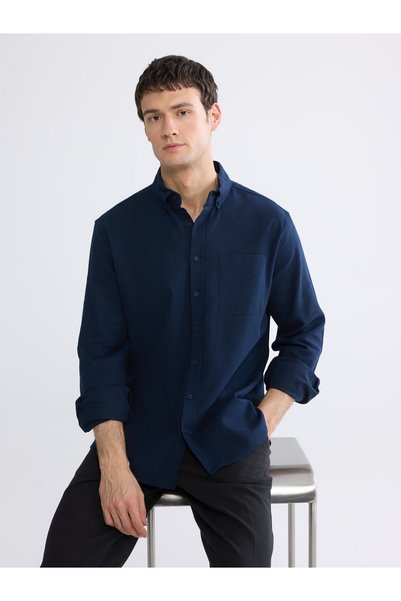 LC Waikiki Men's Regular Fit Gabardine Shirt