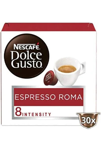Nescafe Κάψουλες Espresso Roma – Συμβατές με Dolce Gusto, 30 XL Κάψουλες