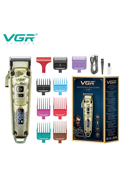 Generic ماكينة حلاقة الشعر الاحترافية من VGR، ماكينة حلاقة كهربائية للرجال مع...