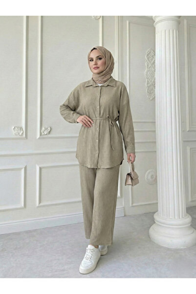 Foremia Pants Suit-Mink