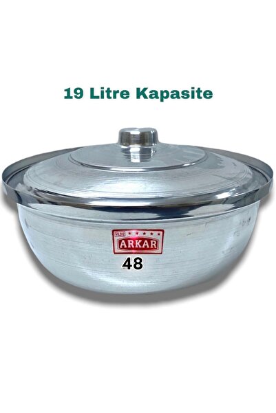 Empressco Alüminyum Helvane Tencere Büyük Boy 19 Litre 48 Cm