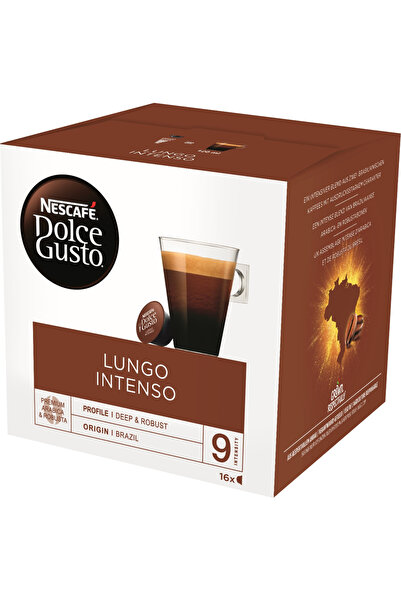Nescafe Κάψουλες Espresso Lungo Intenso – 16 τεμάχια (Συμβατό με Dolce Gusto)