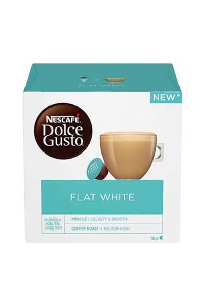 Nescafe Κάψουλες Flat White - 16 τεμάχια (Συμβατές με Dolce Gusto)
