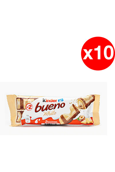 Kinder Μπουένο Λευκή Σοκολάτα 43γρ x 10 Τεμάχια