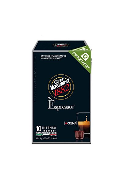 VERGNANO Nespresso Intenso – 10 Συμβατές Κάψουλες Καφέ