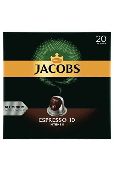 Jacobs Εσπρέσο Ίντενσο συμβατές κάψουλες Nespresso - 20 τεμάχια