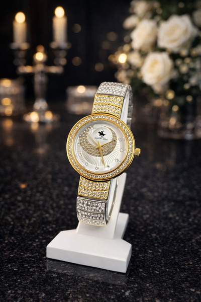 G Sport POLO Luxury Women's Wristwatch with Stones