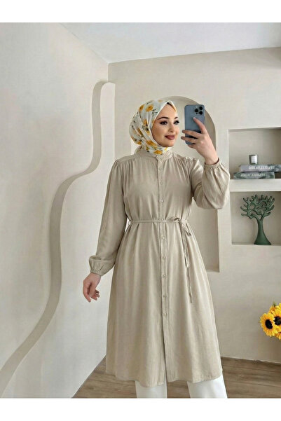 Naknaku هاكيم ياكا تونيك طويل برباط على الكتف - ستون