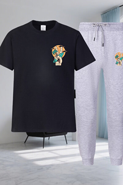 Joetsu Σετ μπλουζάκι και παντελόνι unisex - Σετ δύο τεμαχίων με μπλουζάκι και...