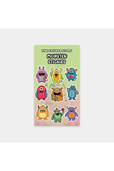 The Sticker Story. مجموعة مونستر ستيكيز