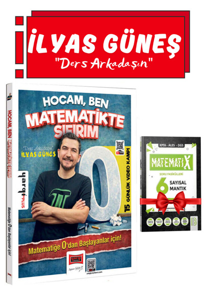 Yargı Yayınları İlyas Güneş Tüm Adaylar İçin Hocam Ben Matematikte Sıfırım Ko...