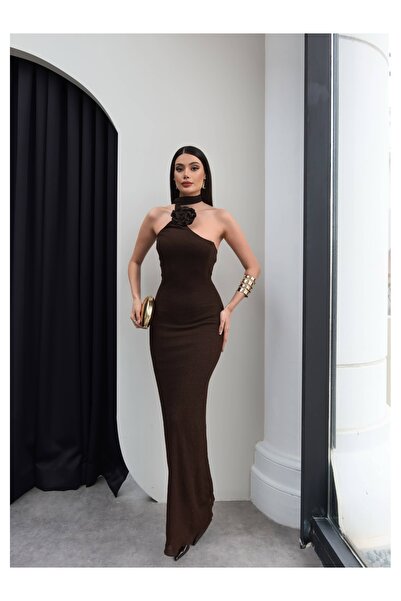 ESRAHELVACI Φόρεμα - Καφέ - Bodycon