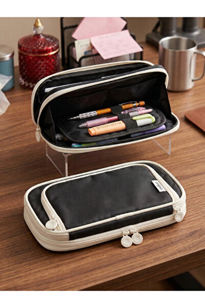 Dörtel Tedarik Επεκτάσιμη θήκη μακιγιάζ με 2 θήκες για στυλό