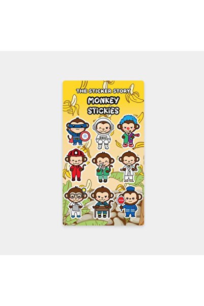 The Sticker Story. مجموعة مونكي ستيكيز