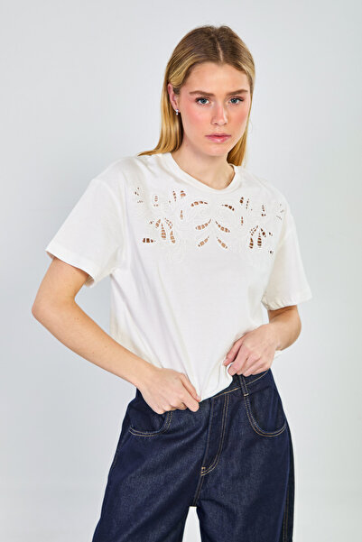 BARRELS AND OIL T-Shirt - Εκρού - Δεν προσδιορίζεται