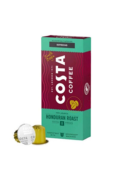 Costa Coffee Ονδουράνικο Καβουρδισμένο Εσπρέσο 10 Κάψουλες Συμβατό με Nespresso