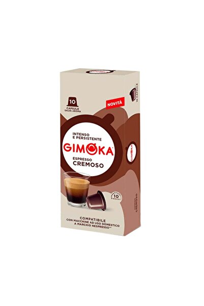 Gimoka Κάψουλες Espresso Cremoso Συμβατές με Nespresso – 10 κάψουλες