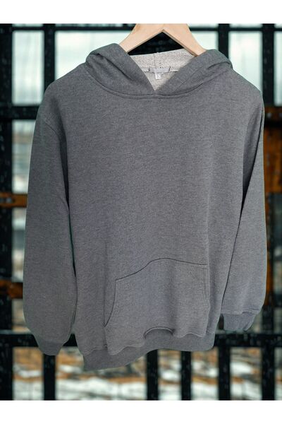 onlaynticaret Cek Work Clothes Hooded Sweatshirt L