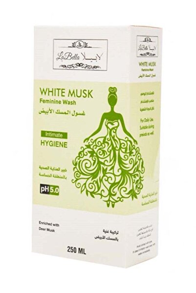 LA BELLA SKIN CARE غسول لابيلا للنساء بالمسك الأبيض - 250 مل