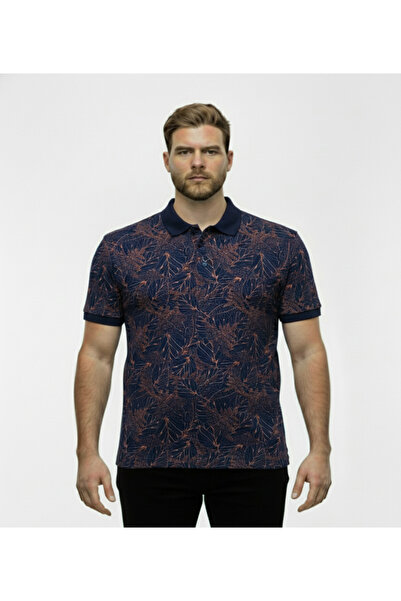 Grand Lavita Μπλουζάκι με σχέδιο και λαιμόκοψη πόλο σε μεγάλο μέγεθος